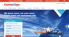 Desktop Screenshot of connexcargo.com